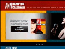 Tablet Screenshot of annhamptoncallaway.com